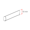 Immagine di SEPARATORE FOCUS H. 50 MM - CON STOPPER DOPPIO H. 50 MM - CON 1 CLIP STANDARD E 1 CLIP SLIM