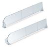 Immagine di SEPARATORE FOCUS H. 60 MM - CON STOPPER LATERALE H. 30 MM - CON 2 CLIP STANDARD