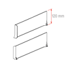 Image sur SEPARATORE FOCUS H. 120 MM - CON STOPPER LATERALE H. 120 MM - CON 2 CLIP STANDARD