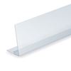 Immagine di Serie STANDARD: BINARIO PER SEPARATORI - FRONTALE TRASPARENTE H. 60 MM - CON ADESIVO