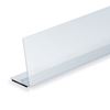 Immagine di Serie STANDARD: BINARIO PER SEPARATORI - FRONTALE 90° TRASPARENTE H. 60 MM - CON BANDA MAGNETICA