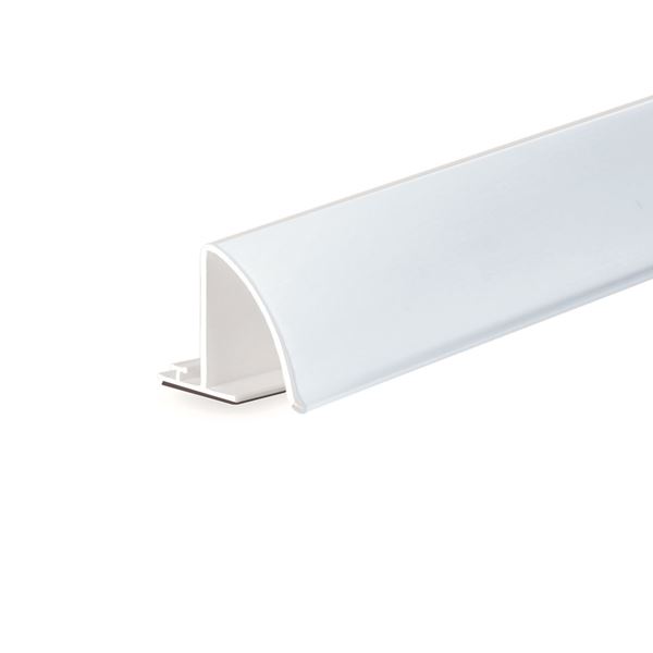 Immagine di Serie STANDARD: BINARIO PER SEPARATORI - FRONTALE ARROTONDATO PER ETICHETTA H. 32 MM - CON BANDA MAGNETICA