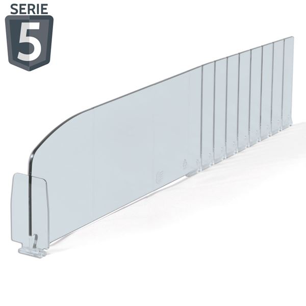 Immagine di SEPARATORE SPEZZABILE H. 100 MM - CON STOPPER DOPPIO H. 65 MM - Serie 5