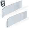 Immagine di SEPARATORE SPEZZABILE H. 100 MM - CON STOPPER LATERALE H. 65 MM - Serie 5