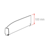 Immagine di SEPARATORE FOCUS H. 100 MM - CON STOPPER DOPPIO H. 65 MM - Serie 5