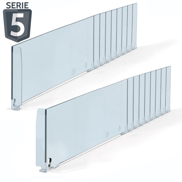 Immagine di SEPARATORE SPEZZABILE H. 100 MM - CON STOPPER LATERALE H. 100 MM - Serie 5