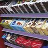 Picture of ANGLED SHELF FOR CHOCOLATE BARS - GRAVITY