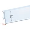 Immagine di PORTAPREZZO BASCULANTE PER RIPIANI H. 25 MM CON CURSORE A "C" - ETICHETTA H.MAX 32 MM (senza unghia)