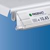 Immagine di PORTAPREZZI PER RIPIANO TEGOMETALL - LINDE - STOREBEST - INCLINAZIONE A 2 POSIZIONI - ETICHETTA H.MAX 26 MM
