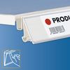 Immagine di PORTAPREZZI PER RIPIANO TEGOMETALL - LINDE - STOREBEST - INCLINAZIONE A 2 POSIZIONI - ETICHETTA H.MAX 30 MM