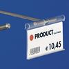 Picture of EXTRUDED LABEL HOLDER - CENTRAL CUT 11 MM - FRONT OPENING - Label H.MAX 39 MM