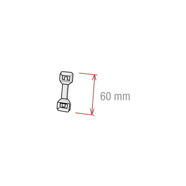 Immagine di ASTA DOPPIO SNODO DA 60 MM