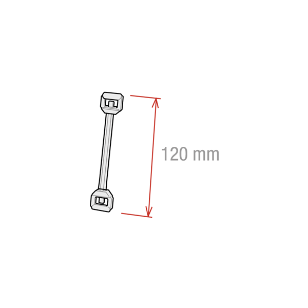 Immagine di ASTA DOPPIO SNODO DA 120 MM