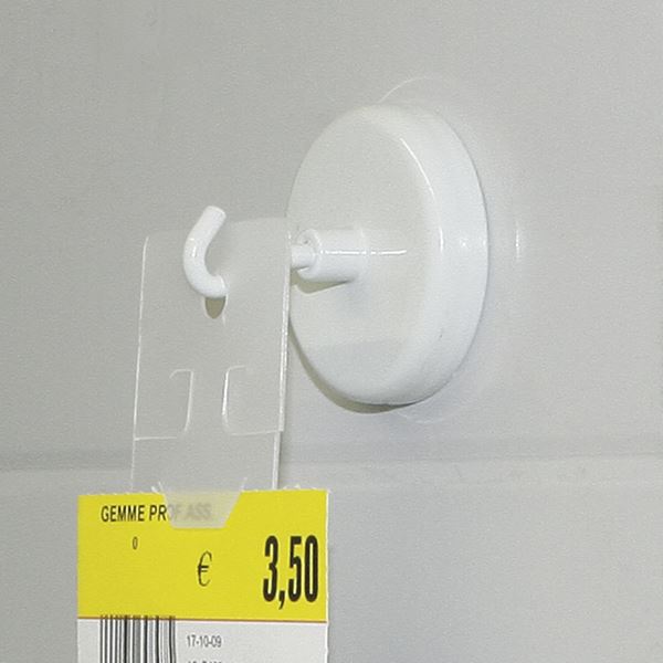 Immagine di MAGNETE TONDO Ø 57 MM CON GANCIO IN METALLO