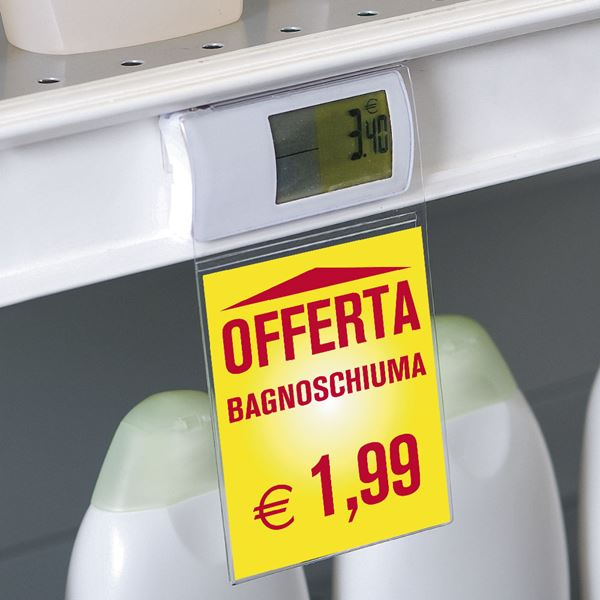 Immagine di PROMOSTOP PER ETICHETTE ELETTRONICHE SES - CON ETICHETTA A VISTA