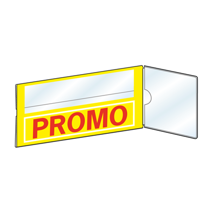 Immagine di PROMOSTOP PER PROFILI SCANNER - STAMPATO - CON TASCA A BANDIERA