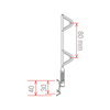 Immagine di PORTA STOP PER CURSORI A “C” H. 30 E H. 40 MM