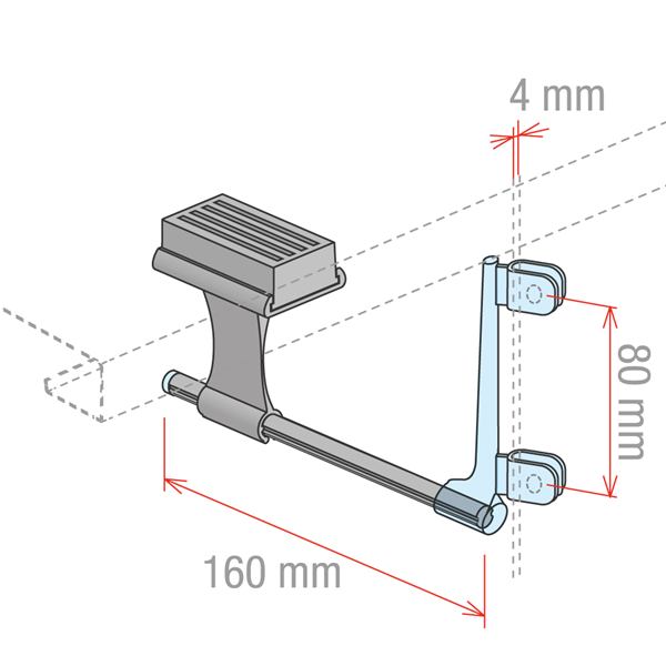 Immagine di SHOCK ABSORBER MAGNETICO - CON PORTA STOP