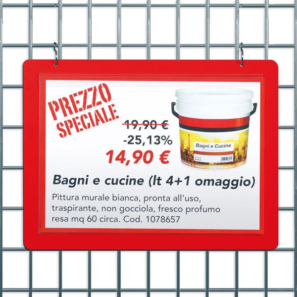 Immagine di PANNELLO IN FOREX CON TASCA PER CAMBIO FACILITATO