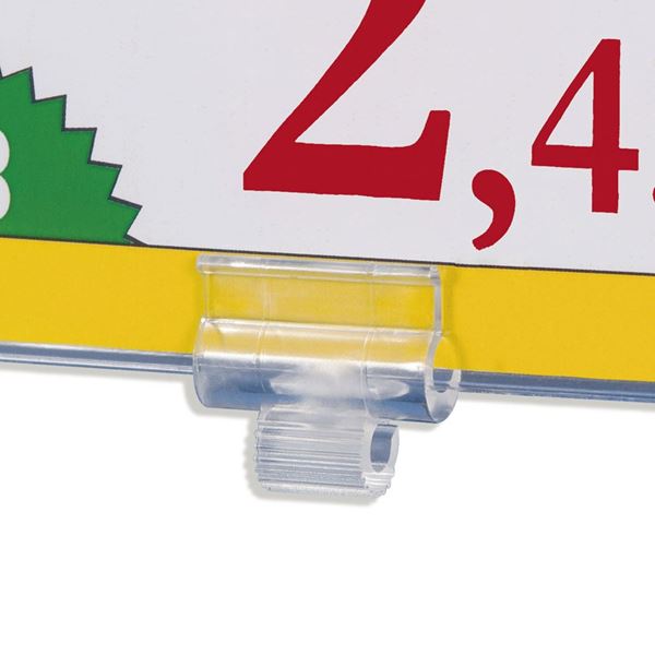 Immagine di CLIP ATTACCO A PINZA PORTA MESSAGGIO DA 25 MM