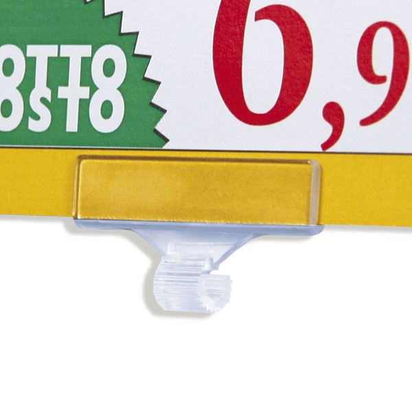 Immagine di CLIP ATTACCO A PINZA PORTA MESSAGGIO DA 55 MM