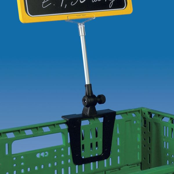 Picture of HINGED CLAMP FOR CRATES WITH STEM AND "T" SUPPORT FOR FRAME