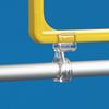 Image sur CLIP TRANSPARENT POUR TUBES RONDS