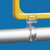 Image sur CLIP TRANSPARENT POUR TUBES RONDS