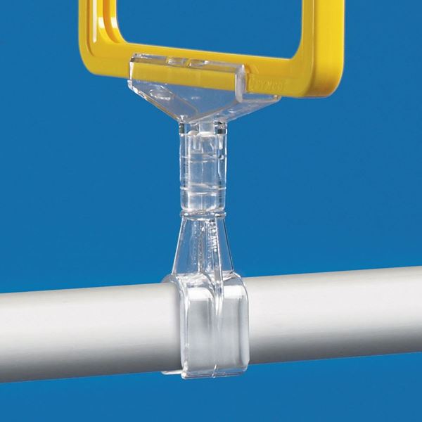 Image sur CLIP TRANSPARENT POUR TUBES ELLIPTIQUES