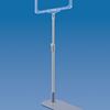 Immagine di ASTA TELESCOPICA SILVER - FISSAGGIO ALLE BASI IN PLASTICA