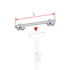 Image sur BRACCIO IN ALLUMINIO CON 2 GANCI