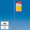 Image sur PIANTANA EASY FISSA IN ALLUMINIO CON 1 BRACCIO E 2 GANCI