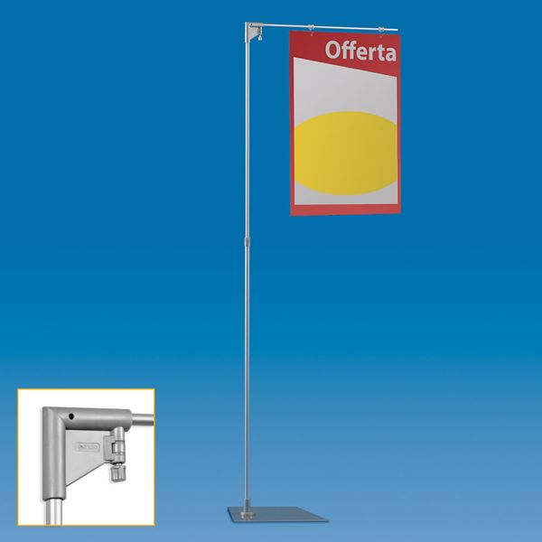 Picture of TELESCOPIC ALUMINIUM EASY STAND WITH 1 ARM