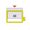 Image sur CADRE PIVOTANT ORIENTATION PAYSAGE A6
