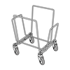 Imagen de CARRITO PORTA CESTA EASY SHOPPING - 43 LITROS