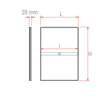 Imagen de TEXTILE FRAME - A UNA SOLA CARA