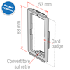 Imagen de PORTA TARJETA CON CLIP ADAPTADOR 