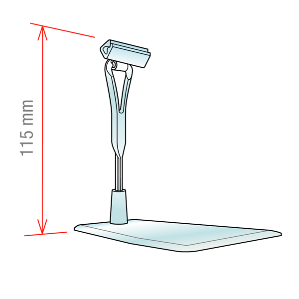 Picture of STAND WITH REMOVABLE PIN AND WITH CLIP