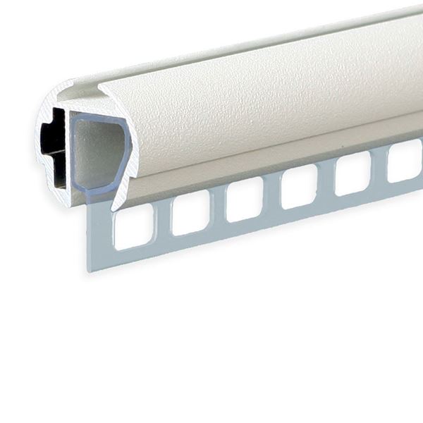 Immagine di PROFILO FORATO IN PVC PER BARRA FAST CLIP