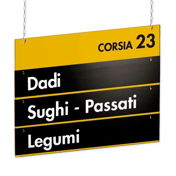 Immagine di DIRECTORY DI CORSIA CON PANNELLI INTERCAMBIABILI