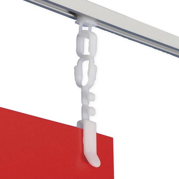 Immagine di GANCIO A PINZA AD INNESTO SU MATERIALE CON FORO