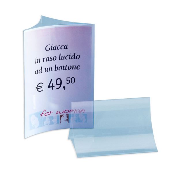 Immagine di ESPOSITORE AUTOMONTANTE CONCAVO 2 POSIZIONI