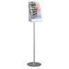 Immagine di PIANTANA CON 1 PORTA BROCHURE A 4 LIVELLI