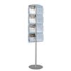 Immagine di PIANTANA CON 16 PORTA BROCHURE A5 VERTICALI - BIFACCIALE