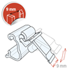 Imagen de KIT  CLIP "MULTITASKING" CON SOPORTE BASCULANTE  PARA DESLIZADO - INCLINADO