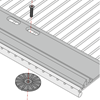 Picture of CLIP PER FISSAGGIO BINARIO AI RIPIANI IN FILO