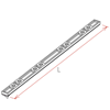 Picture of GONDOLA SHELF FRONT RETAINER