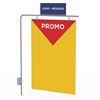 Immagine di FORCA MAGNETICA PORTA COMUNICAZIONE - ATTACCO VERTICALE