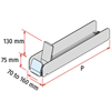 Immagine di PROXI TRAY (modulo stretto / stopper inclinato / spingitore alto / forza media)