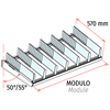 Picture of ANGLED SHELF FOR TOOTHPASTE - GRAVITY